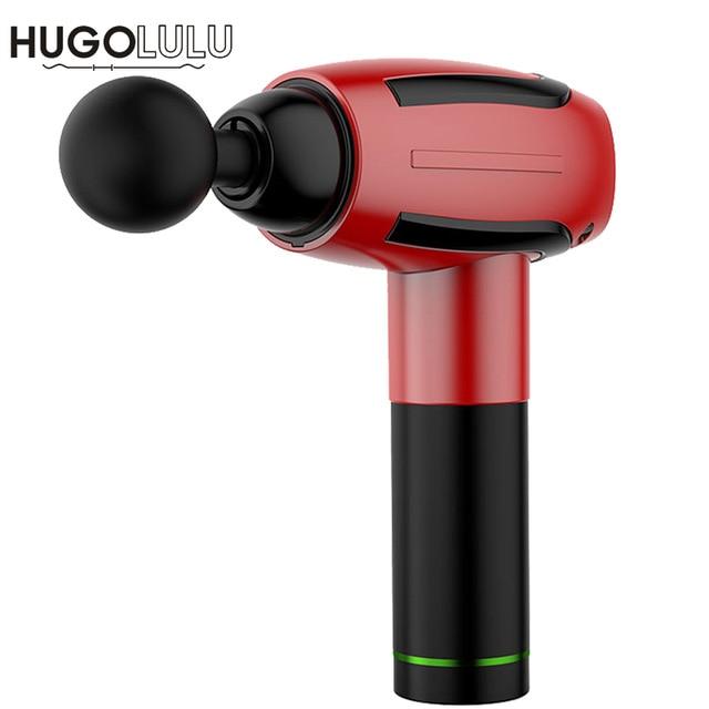 Dropshipping HG05 LCD touch screen Tissue Massage Gun Muscle Muscle Management Training Exercising Body Relaxation Shaping artiplantstest Red UK 